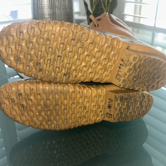 Sorel Waterproof Ladies Hiking Duck Boots sz 8 EUC Black Brown Lace Up Fur Lined - Picture 5 of 17